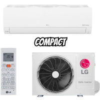 Ar Condicionado Split Hi Wall LG Dual Inverter Compact 9.000 Btus Frio 220v R-32