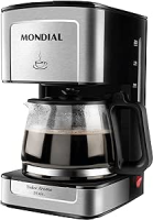 Cafeteira Elétrica Dolce Arome, Mondial, Preto/Inox, 550W, 110V – C-43-20X-SI