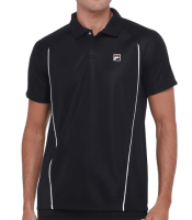 Camisa Polo Fila Match Masculina – Preto+Branco