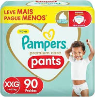 Fralda Pampers Pants Premium Care XXG – 90 fraldas