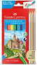 Lápis De Cor, Faber-castell, Sextavado, 12 Cores + 3 Metálicos, Modelo:120112+3met, Cor: Multicor