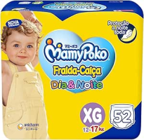 MamyPoko Fralda-Calça Dia&Noite Xg 52 Unidades