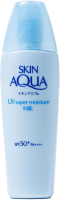 Skin Aqua® Super Moisture Milk 40g – Protetor Solar Facial Sem Cor Fps50 Com Ácido Hialurônico E Textura Leve