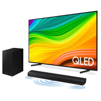 Smart TV 50″ QLED 4K 50Q60D 2024 + Soundbar HW-B550/ZD